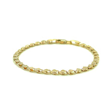 Load image into Gallery viewer, 2.9mm 14k Yellow Gold Heart Anklet
