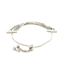 Load image into Gallery viewer, Adjustable Multi Chain Bracelet in Sterling Silver
