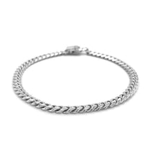 Load image into Gallery viewer, 5.0mm 14k White Gold Classic Miami Cuban Solid Bracelet-1
