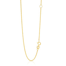 Load image into Gallery viewer, 14k Yellow Gold Adjustable Cable Chain 1.1mm
