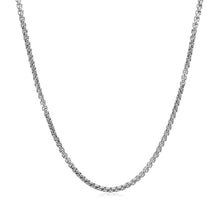 Load image into Gallery viewer, 14k White Gold Solid Round Box Chain 1.6 mm-1
