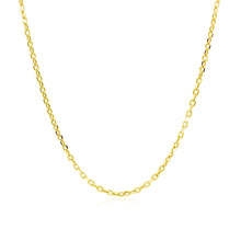 Load image into Gallery viewer, 18k Yellow Gold Diamond Cut Cable Link Chain 1.5mm-1
