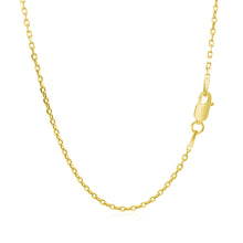 Load image into Gallery viewer, 18k Yellow Gold Diamond Cut Cable Link Chain 1.5mm-2
