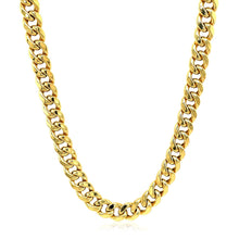 Load image into Gallery viewer, 5.0mm 10k Yellow Gold Semi Solid Miami Cuban Chain-1
