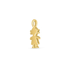 Load image into Gallery viewer, 14k Yellow Gold Mini Girl Charm-1
