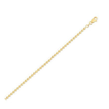 Load image into Gallery viewer, Moon Cut Bead Chain in 14k Yellow Gold (2.5 mm)-0
