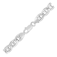 Load image into Gallery viewer, Sterling Silver Rhodium Plated Mariner Chain 8.0mm
