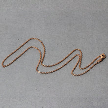 Load image into Gallery viewer, 14k Rose Gold Round Cable Link Chain 1.5mm-4
