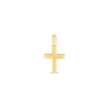 Load image into Gallery viewer, 14k Yellow Gold Mini Cross Charm-0
