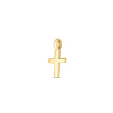 Load image into Gallery viewer, 14k Yellow Gold Mini Cross Charm-1
