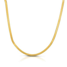 Load image into Gallery viewer, 1.5mm 14k Yellow Gold Super Flex Herringbone Chain-1
