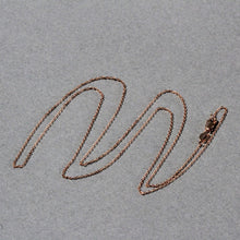 Load image into Gallery viewer, Diamond Cut Cable Link Chain in 10k Rose Gold (0.8 mm)-4
