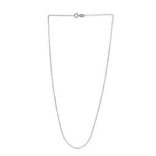 Load image into Gallery viewer, Adjustable Cable Chain in 14k White Gold (1.0mm)-1
