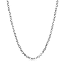 Load image into Gallery viewer, 2.6mm 18k White Gold Diamond Cut Cable Link Chain-2
