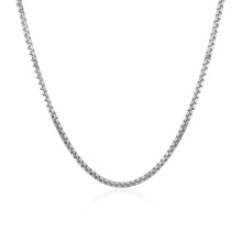 Load image into Gallery viewer, 18k White Gold Classic Box Chain 1.4mm-2
