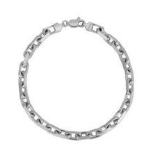 Load image into Gallery viewer, 4.8mm 14k White Gold French Cable Chain Bracelet-1
