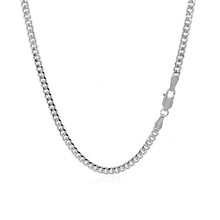 Load image into Gallery viewer, 3.0mm 14K White Gold Gourmette Chain-1
