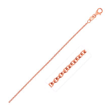 Load image into Gallery viewer, 14k Rose Gold Round Cable Link Chain 1.3mm-0
