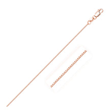 Load image into Gallery viewer, 14k Rose Gold Classic Box Chain 0.6mm
