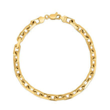 Load image into Gallery viewer, 4.8mm 14k Yellow Gold French Cable Chain Bracelet-1
