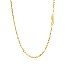 Load image into Gallery viewer, 18k Yellow Gold Diamond Cut Cable Link Chain 1.9mm-2
