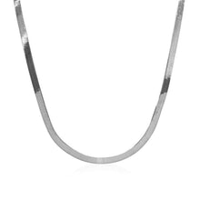 Load image into Gallery viewer, 3.0mm 14k White Gold Super Flex Herringbone Chain-1
