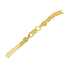 Load image into Gallery viewer, 1.5mm 14k Yellow Gold Super Flex Herringbone Bracelet-0
