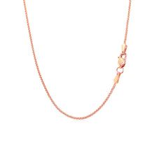 Load image into Gallery viewer, 14k Rose Gold Round Wheat Chain 1.0mm-2
