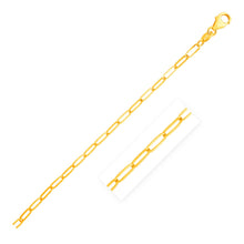 Load image into Gallery viewer, 14K Yellow Gold Paperclip Chain (3.5mm)
