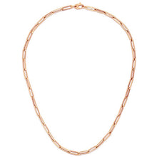 Load image into Gallery viewer, 14K Rose Gold Bold Paperclip Chain (4.2 mm)
