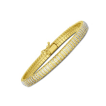 Load image into Gallery viewer, 14k Yellow Gold Diamante Flex Bracelet-1
