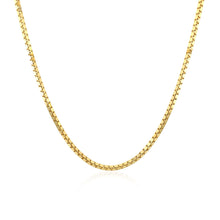 Load image into Gallery viewer, 18k Yellow Gold Classic Box Chain 1.4mm-2
