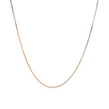 Load image into Gallery viewer, 18k Rose Gold Classic Box Chain 0.6mm-1
