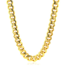 Load image into Gallery viewer, 14k Yellow Gold Polished Miami Cuban Chain Necklace
