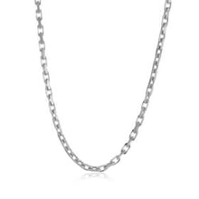 Load image into Gallery viewer, 14k White Gold French Cable Link Chain 2.5 mm-1
