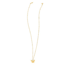 Load image into Gallery viewer, 14k Yellow Gold Ppillon Butterfly Necklace-1
