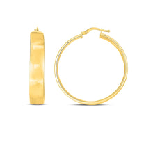 Load image into Gallery viewer, 14k Yellow Gold Wedding Band Hoops (35mm)-0
