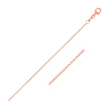 Load image into Gallery viewer, 14k Pink Gold Round Cable Link Chain 1.1mm
