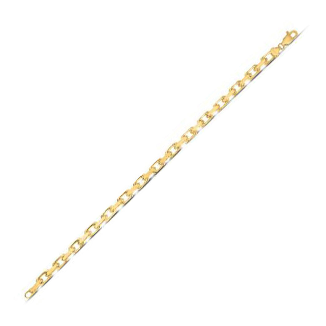 14k Yellow Gold French Cable Link Chain 4.8 mm-0