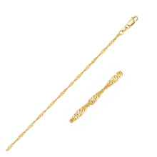 Load image into Gallery viewer, 10k Yellow Gold Singapore Chain 1.5mm-0
