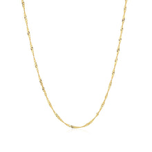 Load image into Gallery viewer, 10k Yellow Gold Singapore Chain 1.5mm-1
