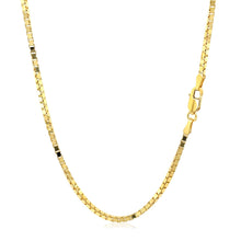 Load image into Gallery viewer, 1.6mm 14K Yellow Gold Classic Box Chain
