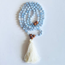 Load image into Gallery viewer, Clear Skies Mala - Blue Lace Agate
