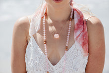 Load image into Gallery viewer, Rose Quartz and Sandalwood Mala 8mm
