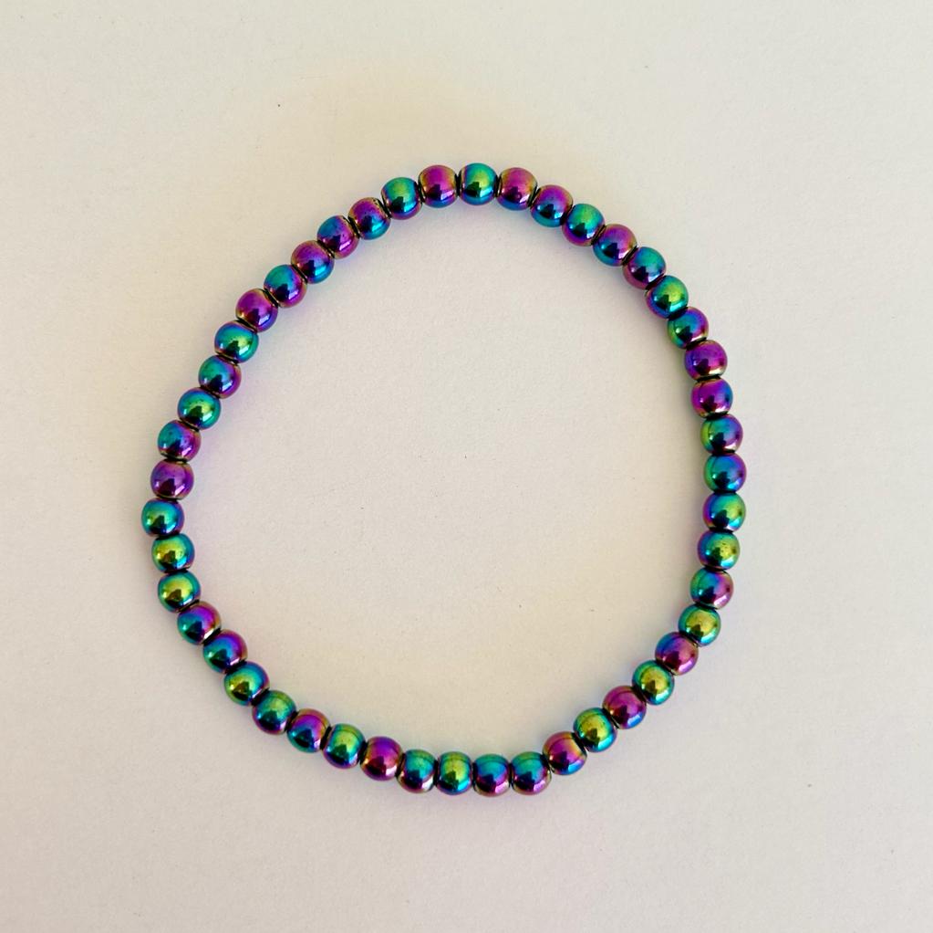 Rainbow Hematite Bracelet