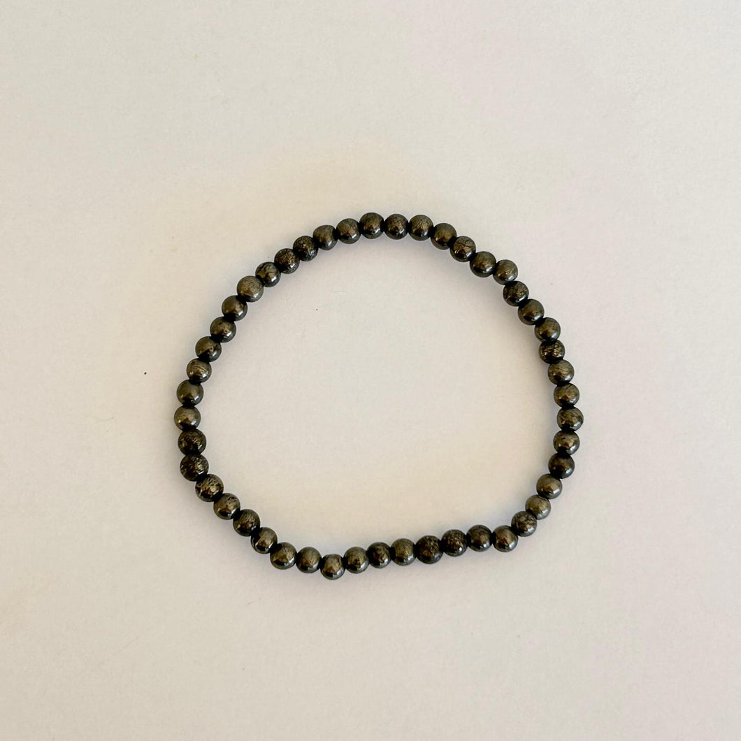 Pyrite Mala Bracelet