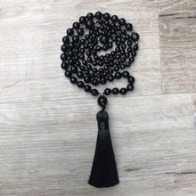 Load image into Gallery viewer, Shiva&#39;s Shield Black Onyx Mala

