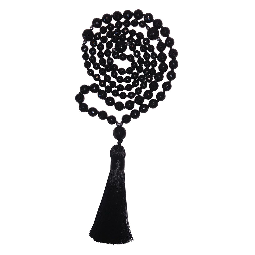 Shiva's Shield Black Onyx Mala