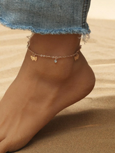 Load image into Gallery viewer, Butterfly Charm Anklet Ankle Bracelet
