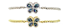 Load image into Gallery viewer, Beautiful Mosaic Butterfly Anklet Ankle Bracelet
